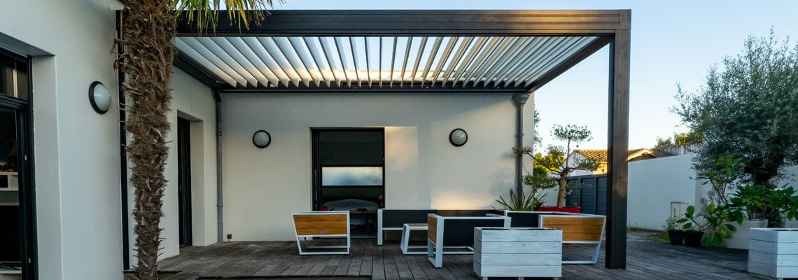 Maison grâce à une pergola