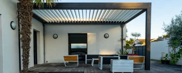 Maison grâce à une pergola
